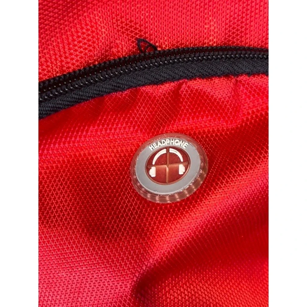 NGG Swiss Edition Insulated Cooler Backpack Hiking Travel Red Black Daypack